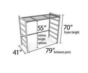 lofted bed